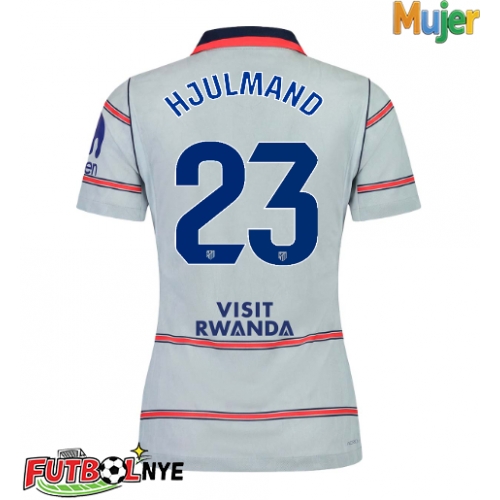 Camiseta Atletico Madrid Morten Hjulmand #23 Tercera Equipación para mujer 2026-27 manga corta